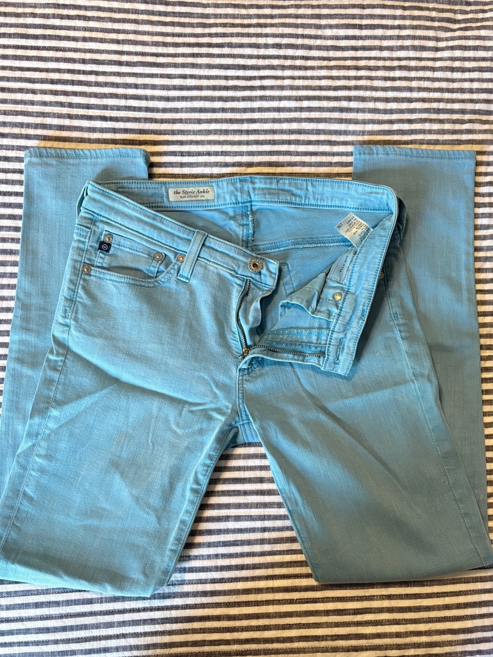 Adriano Goldschmied AG jeans Stevie Ankle Teal